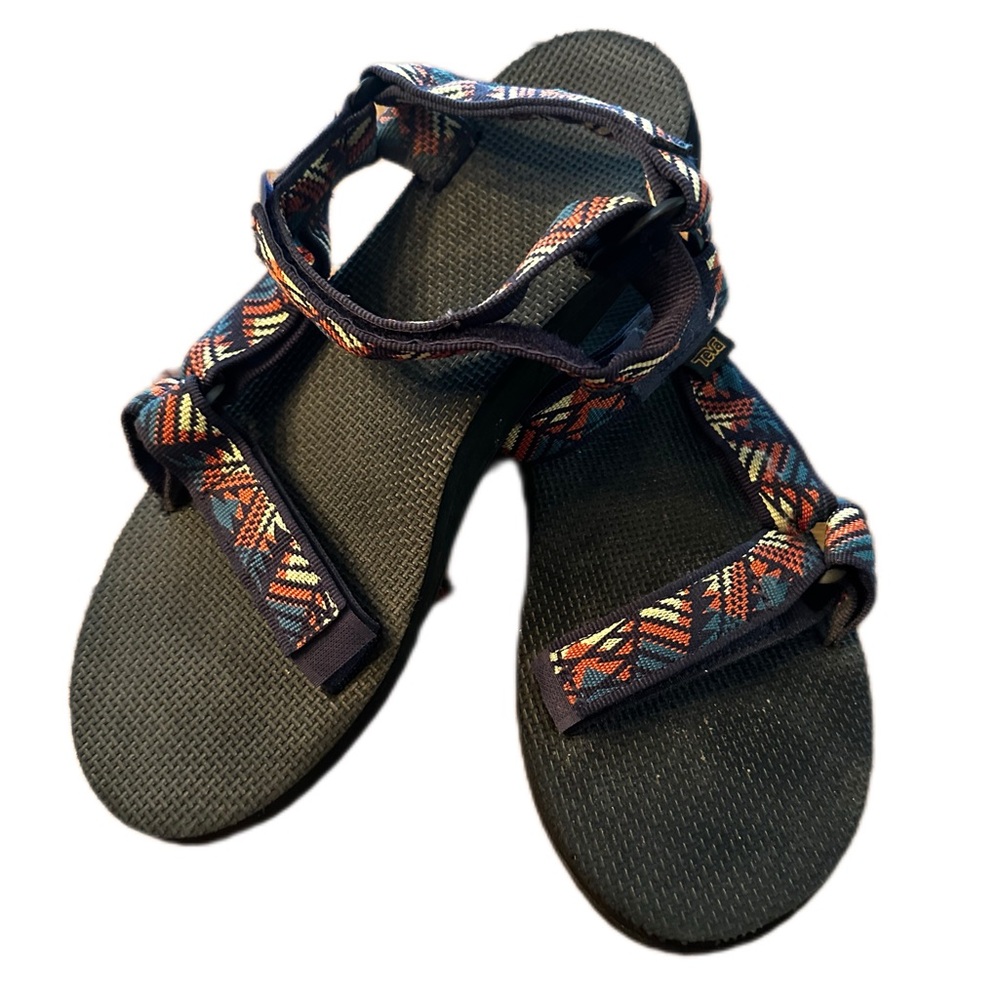 Teva Black Sport Sandals with Adjustable Straps